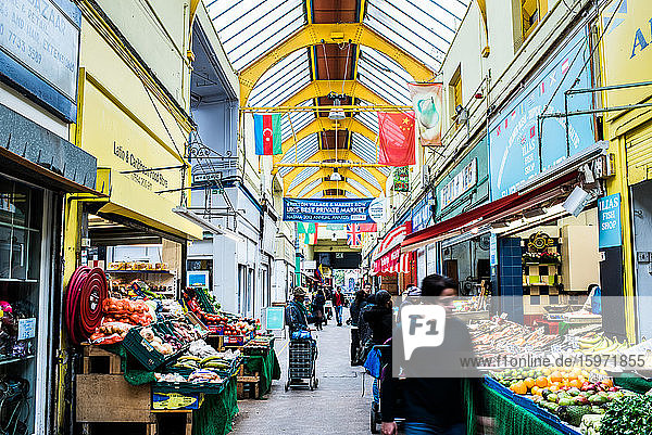 Brixton Market  London  England  Vereinigtes Königreich  Europa