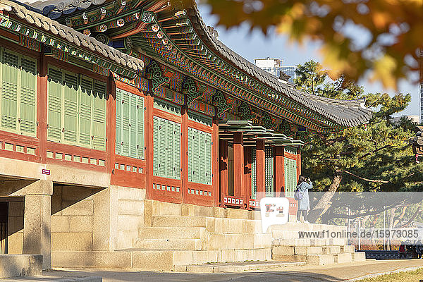 Deoksugung-Palast  Seoul  Südkorea  Asien