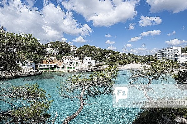 Cala Santanyi Santanyi Mallorca Balearic Islands Spain. Image taken during the Covid-19 pandemic lockdown.