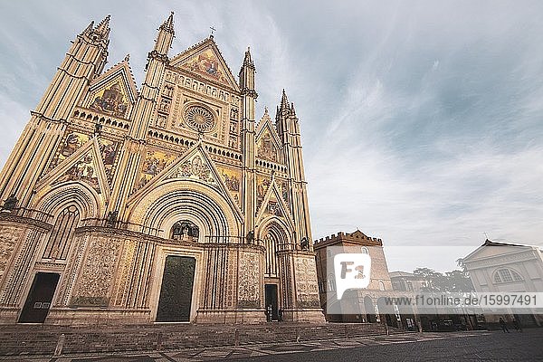 Orvieto Cathedral. Orvieto. Terni Province. Umbria. Italy.