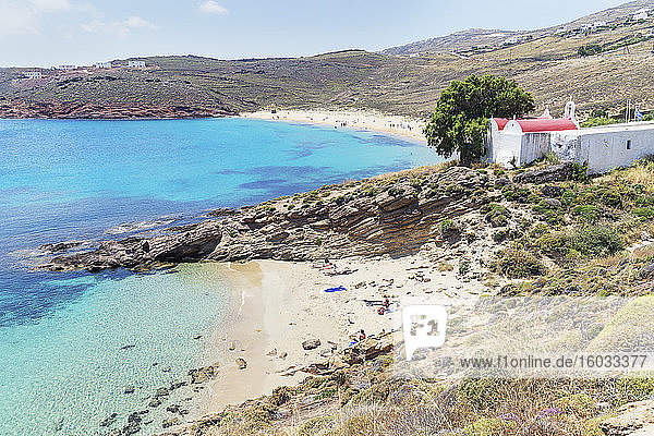 Kalafati Beach  Mykonos  Cyclades Islands  Greek Islands  Greece  Europe