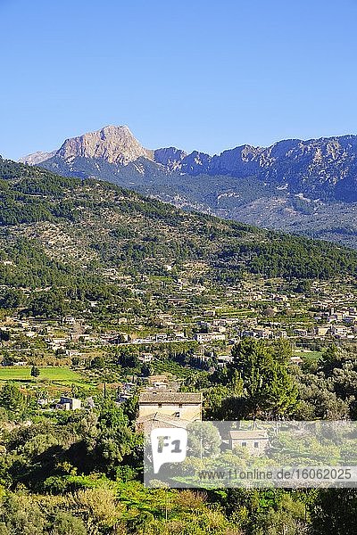 L'Horta bei Soller  Serra de Tramuntana  Mallorca  Balearen  Spanien  Europa