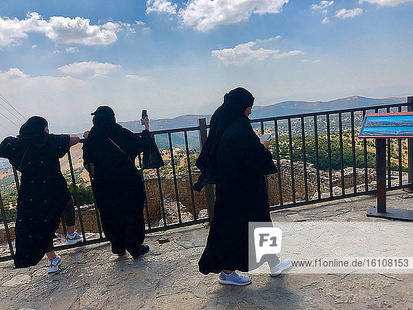 Asien  Naher Osten  Jordanien  Blick vom Schloss Ajloun