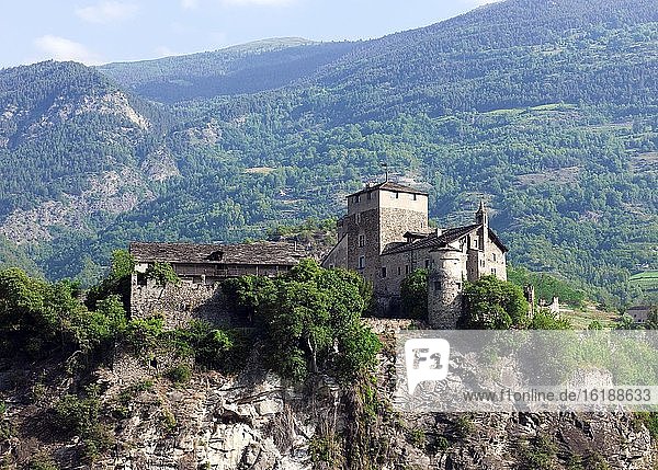 Castello Sarriod De La Tour  Saint-Pierre  Aostatal  Italien  Europa