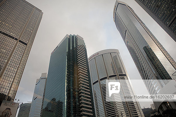 Wolkenkratzer  Hongkong  China