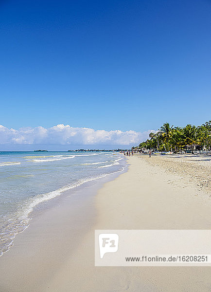 Seven Mile Beach  Long Bay  Negril  Westmoreland Parish  Jamaica  West Indies  Caribbean  Central America