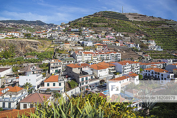 Blick auf Camara de Lobos  Funchal  Madeira  Portugal  Atlantik  Europa