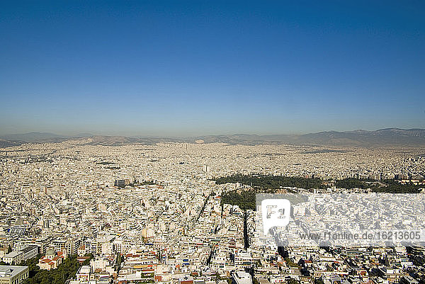 Griechenland  Athen  Luftaufnahme
