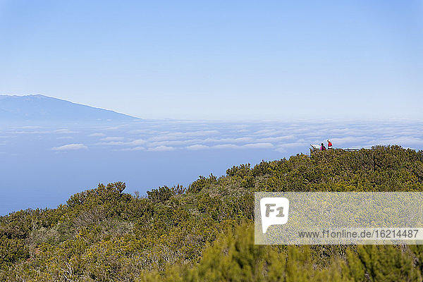 Spain  La Gomera  View of Mirador de Alojera