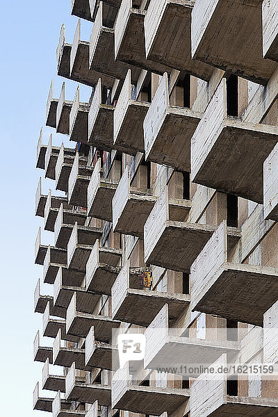 Portugal  Lagos  Bau von Balkonen