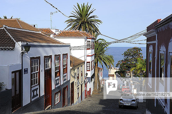 Spanien  Kanarische Inseln  Häuser in San Andres