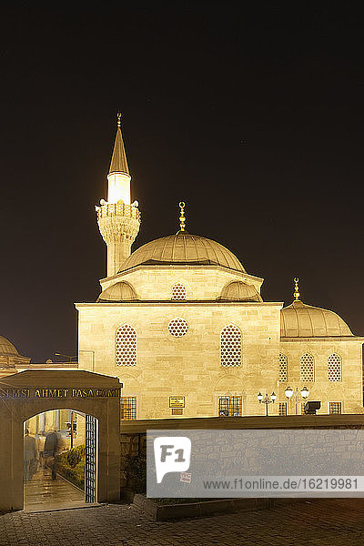 Türkei  Istanbul  Blick auf die Semsi Pasa Moschee