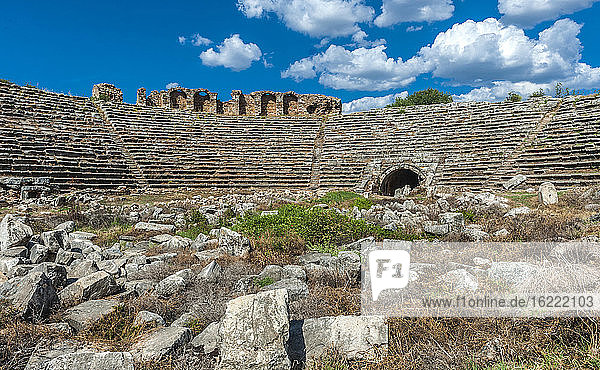 Türkei  archäologische römische Stätte Aphrodisias  Stadion (1. Jahrhundert v. Chr.) (UNESCO-Welterbe)