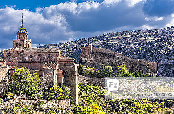 Spain  autonomous community of Aragon  Province of Teruel  Albarracin vilage (Most Beautiful Village in Spain)