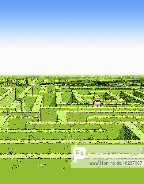 Mannverloren im Labyrinth