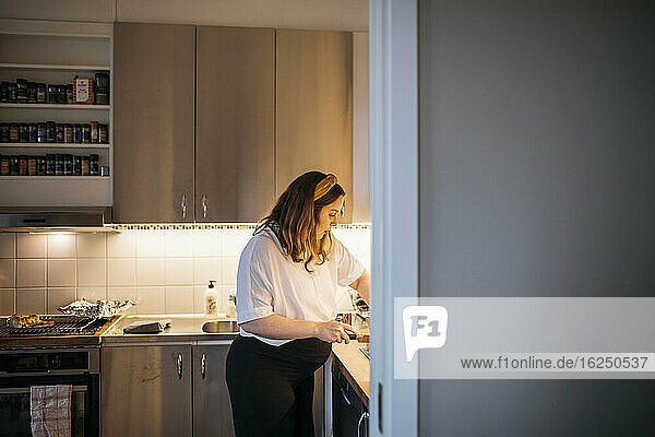 Woman in kitchen