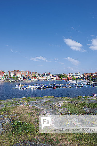 Schweden  Karlskrona  Blick auf die Stadt