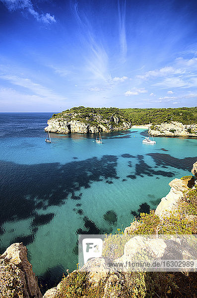 Spanien  Balearische Inseln  Menorca  Macarella  Cala Macarelleta