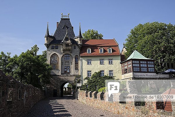 Deutschland  Sachsen  Meißen  Blick auf das Turmhaus der Albrechtsburg