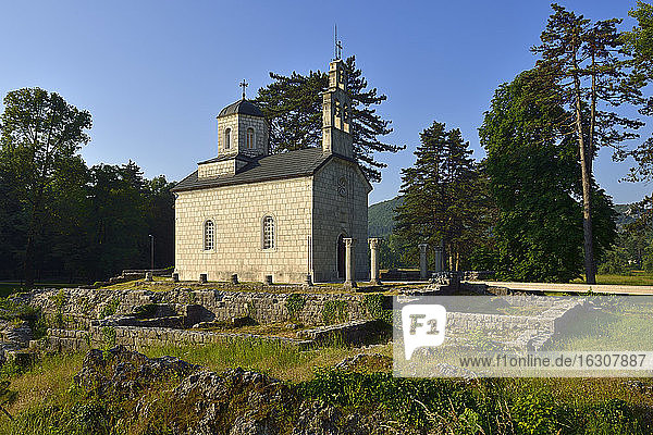 Montenegro  Cetinje  historische Cipur-Kirche