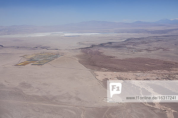 Luftaufnahme der Atacama-Wüste  Region Antofagasta  Chile  Südamerika