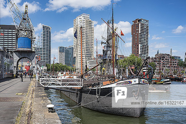 Netherlands  Rotterdam  old harbor and harbor museum