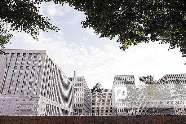 Deutschland  Berlin  Blick auf den BND-Neubau des Bundesnachrichtendienstes