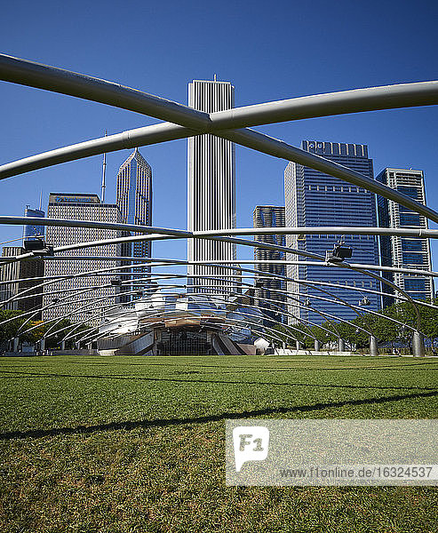 USA  Illinois  Chicago  Millennium Park  Jay Pritzker Pavilion