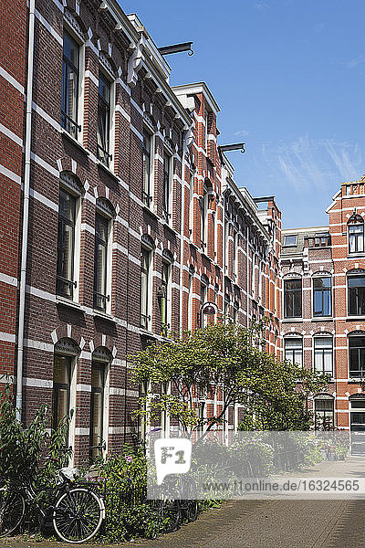 Niederlande  Grafschaft Holland  Amsterdam  Stadtteil Jordaan  Innenhof eines Wohnhauses