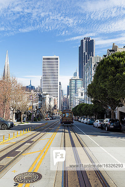 USA  Kalifornien  San Francisco  San Francisco Cable Car