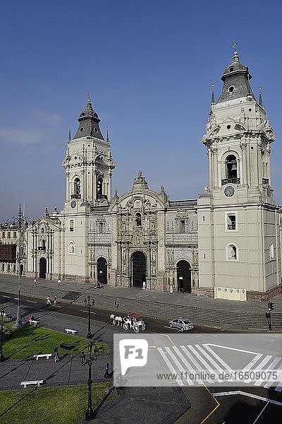 Cathedral of Lima  Cathedral Basilica of St. John  Lima  Peru  South America