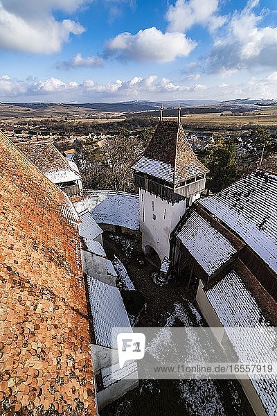 Wehrkirche und Festung von Viscri  UNESCO-Weltkulturerbe  Siebenbürgen  Rumänien