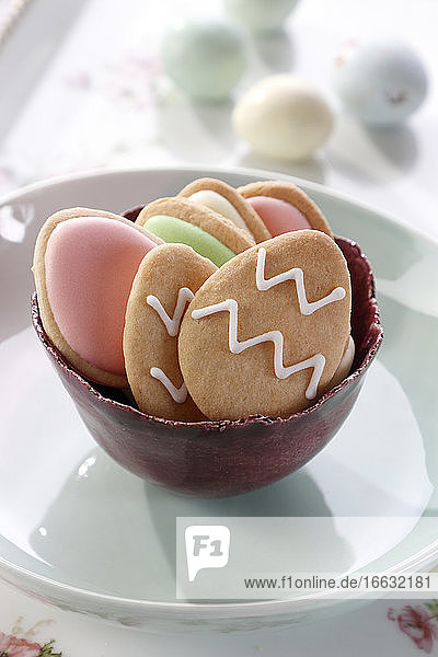 Easter cookies and sweet eggs