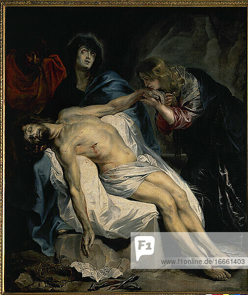 Anton van Dyckt (1599-1641). Flämischer Maler. Das Mitleid  1618-1620. Prado-Museum. Madrid. Spanien.