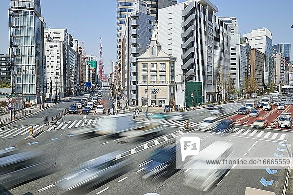 Straßen in Tokio  Japan