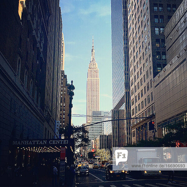 Low Angle View Of Empire State Building