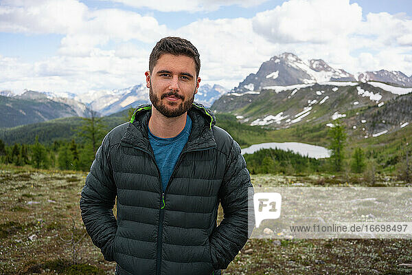 Portrait of Hiker in Banff National Park
