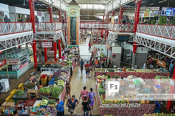 Papeete Municipal Covered Market Papeete Tahiti French Polynesia Tahiti Nui Society Islands French Polynesia South Pacific