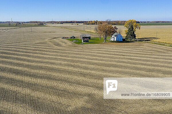 Deckerville  Michigan - Bauernhof in der Thumb-Region von Michigan.