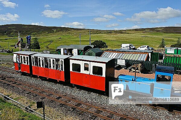 Miniatureisenbahn in Leadhills in South Lanarkshire  Schottland.