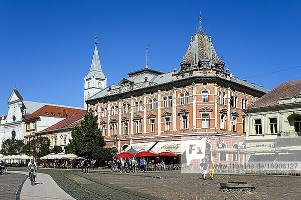 Andrassy-Haus in der Fußgängerzone  Kosice  Kaschau  Slowakei  Europa
