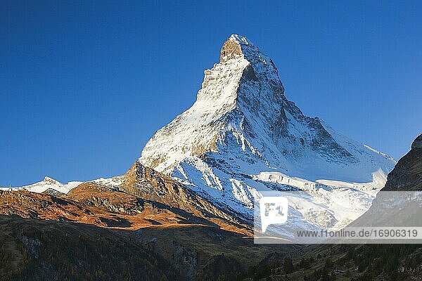 Matterhorn  Wallis  Schweiz  Europa