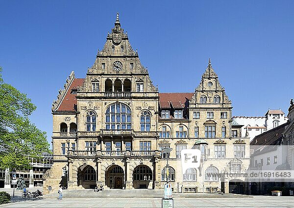 Old City Hall  Bielefeld  East Westphalia  North Rhine-Westphalia  Germany  Europe