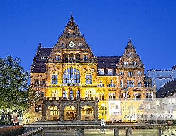 Altes Rathaus  Bielefeld  Ostwestfalen  Nordrhein-Westfalen  Deutschland  Europa