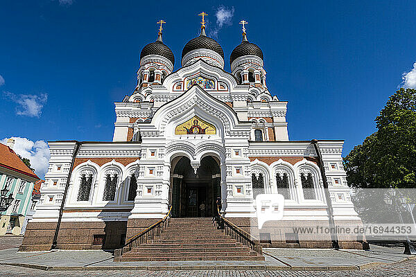 Alexander-Newski-Kathedrale  Oberstadt  UNESCO-Weltkulturerbe  Tallinn  Estland  Europa