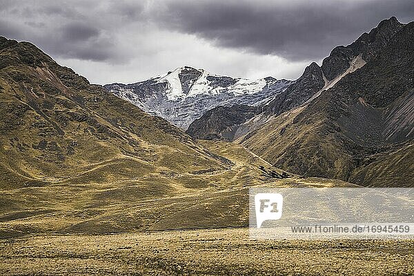La Raya Pass  ein 4.335 m hoher Pass zwischen der Region Cusco und der Region Puno  Peru