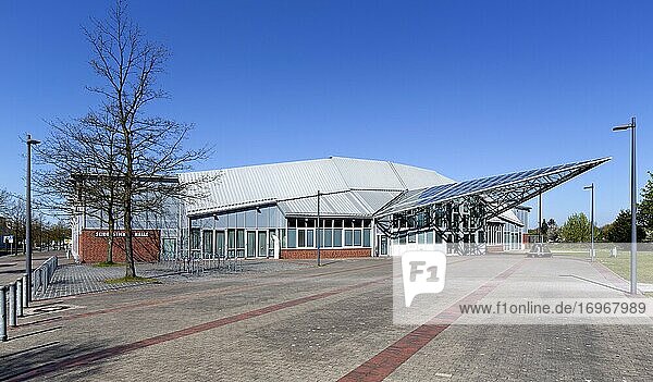 Seidensticker-Halle  multifunktionale Großsporthalle und Veranstaltungszentrum  Bielefeld  Ostwestfalen  Nordrhein-Westfalen  Deutschland  Europa