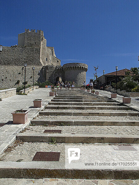 Schloss von Badiali  San Nicola Inseln  Archipel der Tremiti  Apulien  Italien