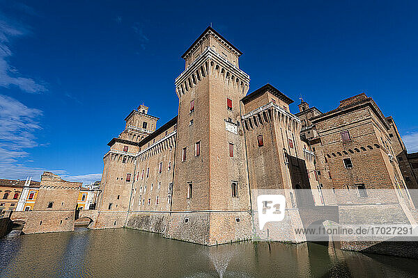 Schloss Este  UNESCO-Weltkulturerbe  Ferrara  Emilia-Romagna  Italien  Europa