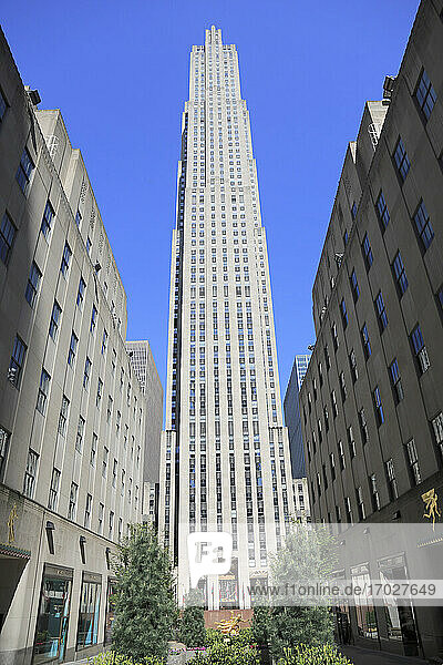 Rockefeller Center  5th Avenue  Midtown  Manhattan  New York City  Vereinigte Staaten von Amerika  Nordamerika